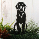 Flat-Coated Retriever Metal Art – Handmade Dog Silhouette