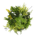 Draping Plant Artificial Roof Hanging Disc 25in – Black Frame – UV Resistant