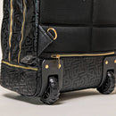 Black Monogram Leather Carry-On Roller Bag (Only 150 Made)