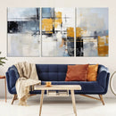 Black Orange Abstract Wall Art Canvas Print, Contemporary by MyGreatCanvas | Canvas Wall Art Prints | Photo Prints & Wall Decor
