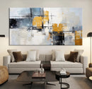 Black Orange Abstract Wall Art Canvas Print, Contemporary by MyGreatCanvas | Canvas Wall Art Prints | Photo Prints & Wall Decor