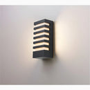 Black Outdoor Waterproof Aluminum LED Wall Sconce For Porch, Garden