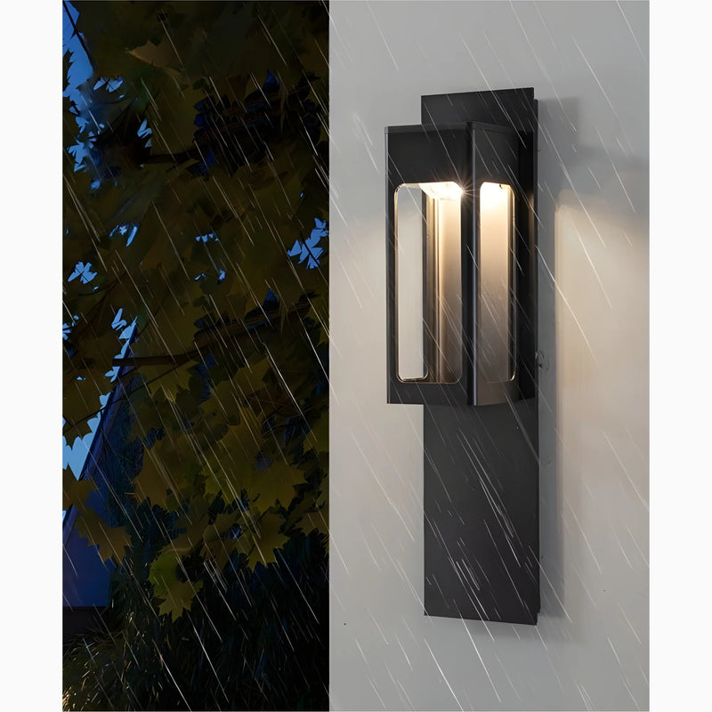 Black/Bronze Outdoor Waterproof LED Aluminum Wall Light With Motion Sensor