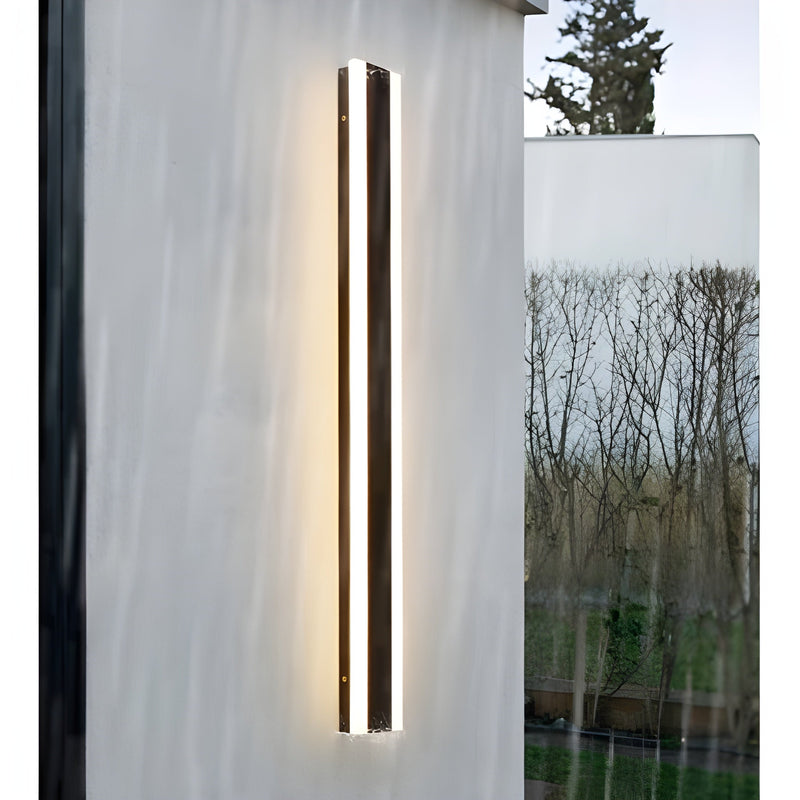 Black Outdoor Waterproof LED Wall Lamp With App Control Model