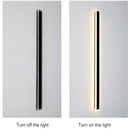 Black/White/Gold Outdoor Waterproof Tall Aluminum LED Wall lamp For Garden