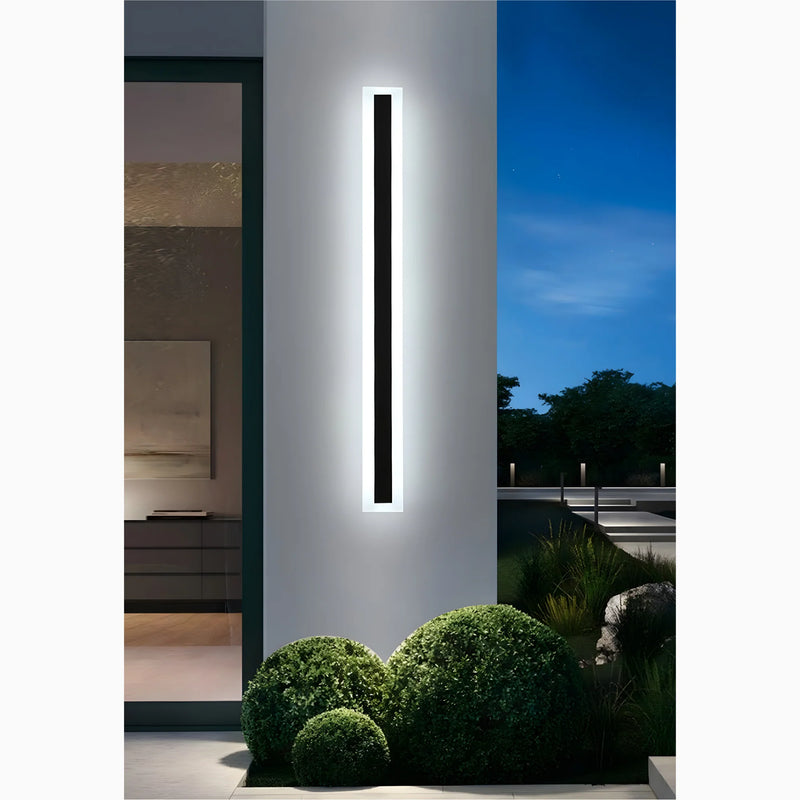 Black/White/Gold Outdoor Waterproof Tall Aluminum LED Wall lamp For Garden