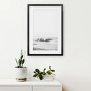Black White Boho Tropical Wall Decor. Surfer, Waves by Wall Art Set
