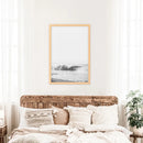 Black White Boho Tropical Wall Decor. Surfer, Waves by Wall Art Set