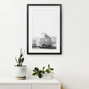 Black and White Hipster Van Poster. Summer Travel by Wall Art Set