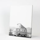 Black and White Hipster Van Poster. Summer Travel by Wall Art Set