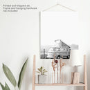 Black and White Hipster Van Poster. Summer Travel by Wall Art Set