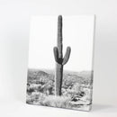 Saguaro Cactus Print. Black White Arizona Desert Nature by Wall Art Set
