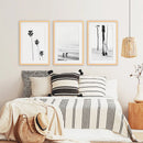 Modern Black White Ocean Surfing Wall Art Set by Wall Art Set