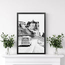 Black White Van Camper Poster. Utah National Park Wall Art by Wall Art Set