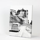 Black White Van Camper Poster. Utah National Park Wall Art by Wall Art Set