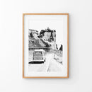 Black White Van Camper Poster. Utah National Park Wall Art by Wall Art Set