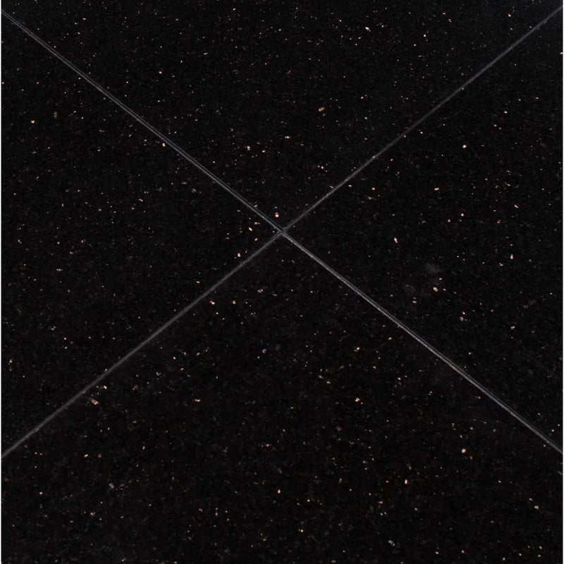 MSI Black Galaxy Granite Wall and Floor Tile