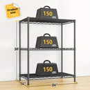 3/4/5/6/7/8 Tier Storage Shelves-Adjustable Wire Shelving Rack-Multi Sizes by 2Dropme