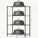 3/4/5/6/7/8 Tier Storage Shelves-Adjustable Wire Shelving Rack-Multi Sizes by 2Dropme