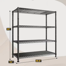 3/4/5/6/7/8 Tier Storage Shelves-Adjustable Wire Shelving Rack-Multi Sizes by 2Dropme