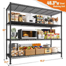 3/4/5/6/7/8 Tier Storage Shelves-Adjustable Wire Shelving Rack-Multi Sizes by 2Dropme
