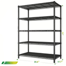3/4/5/6/7/8 Tier Storage Shelves-Adjustable Wire Shelving Rack-Multi Sizes by 2Dropme