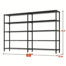 3/4/5/6/7/8 Tier Storage Shelves-Adjustable Wire Shelving Rack-Multi Sizes by 2Dropme