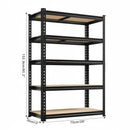 Heavy Duty Metal Garage Shelving Rack 2000lbs 4/5/6-Tier Steel Shelf 60"/72"/84" by 2Dropme