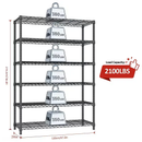 3/4/5/6/7/8 Tier Storage Shelves-Adjustable Wire Shelving Rack-Multi Sizes by 2Dropme
