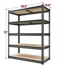 Heavy Duty Metal Garage Shelving Rack 2000lbs 4/5/6-Tier Steel Shelf 60"/72"/84" by 2Dropme