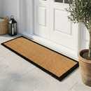 Black Border Coir Doormat