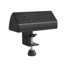 Black Clamp-On Power Outlet