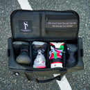 Black Leather Sneaker Duffle