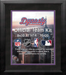 MLB Baseball Photo Picture Frame Kit - Colorado Rockies (Black Matting, Purple Trim) by Dynasty Sports & Framing