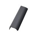 Black Textured "Edge Straight" Tab Drawer Pulls