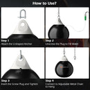 18 Inch 110 Pound Heavy Punching Water Aqua Bag with Adjustable Metal Chain