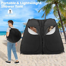 Oversized Pop Up Shower Tent with Window Floor and Storage Pocket by LJGDeals