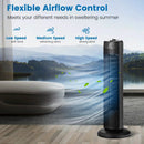 Fantask 35W 28 Inch Quiet Bladeless Oscillating Tower Fan by LJGDeals