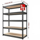 Heavy Duty Metal Garage Shelving Rack 2000lbs 4/5/6-Tier Steel Shelf 60"/72"/84" by 2Dropme