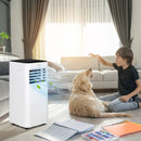 8000 BTU Portable Air Conditioner with Remote Control and Sleep Mode-Black by LJGDeals