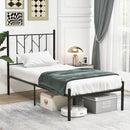 Twin/Full/Queen Size Platform Bed Frame with Sturdy Metal Slat Support by LJGDeals