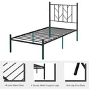 Twin/Full/Queen Size Platform Bed Frame with Sturdy Metal Slat Support by LJGDeals