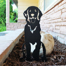 Flat-Coated Retriever Metal Art – Handmade Dog Silhouette
