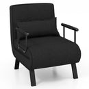Folding 6 Position Convertible Sleeper Bed Armchair Lounge Couch with Pillow by DirectDeals