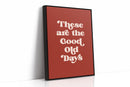 Vintage Vibes - Retro Typography Art Print