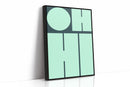 Mint Harmony - Modern Geometric Wall Art
