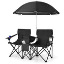 Portable Folding Picnic Double Chair by LJGDeals