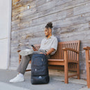 Black Leather Patented Carry On Backpack (Only 300 Made)