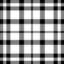 Black and White Tartan Plaid Wallpaper Peel and Stick