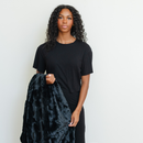 PATTERNED FAUX FUR THROW BLANKETS by Saranoni